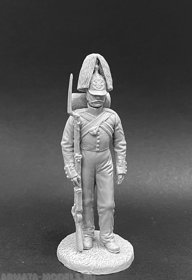 CHM-54260(M) Рядовой гренадерских полков и рот (2 варианта голов, 2 варианта рук), Россия 1846-56 гг. белый металл Chronos Miniatures