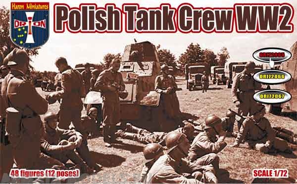ORI72065 Фигуры WWII Polish Tank Crew Orion