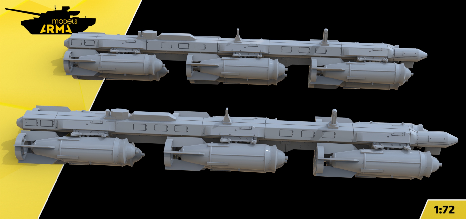 AM72504 18 ФАБ-250 + 2 держателя МБД 3 - У9М (Не для свободной продажи) Arma Models