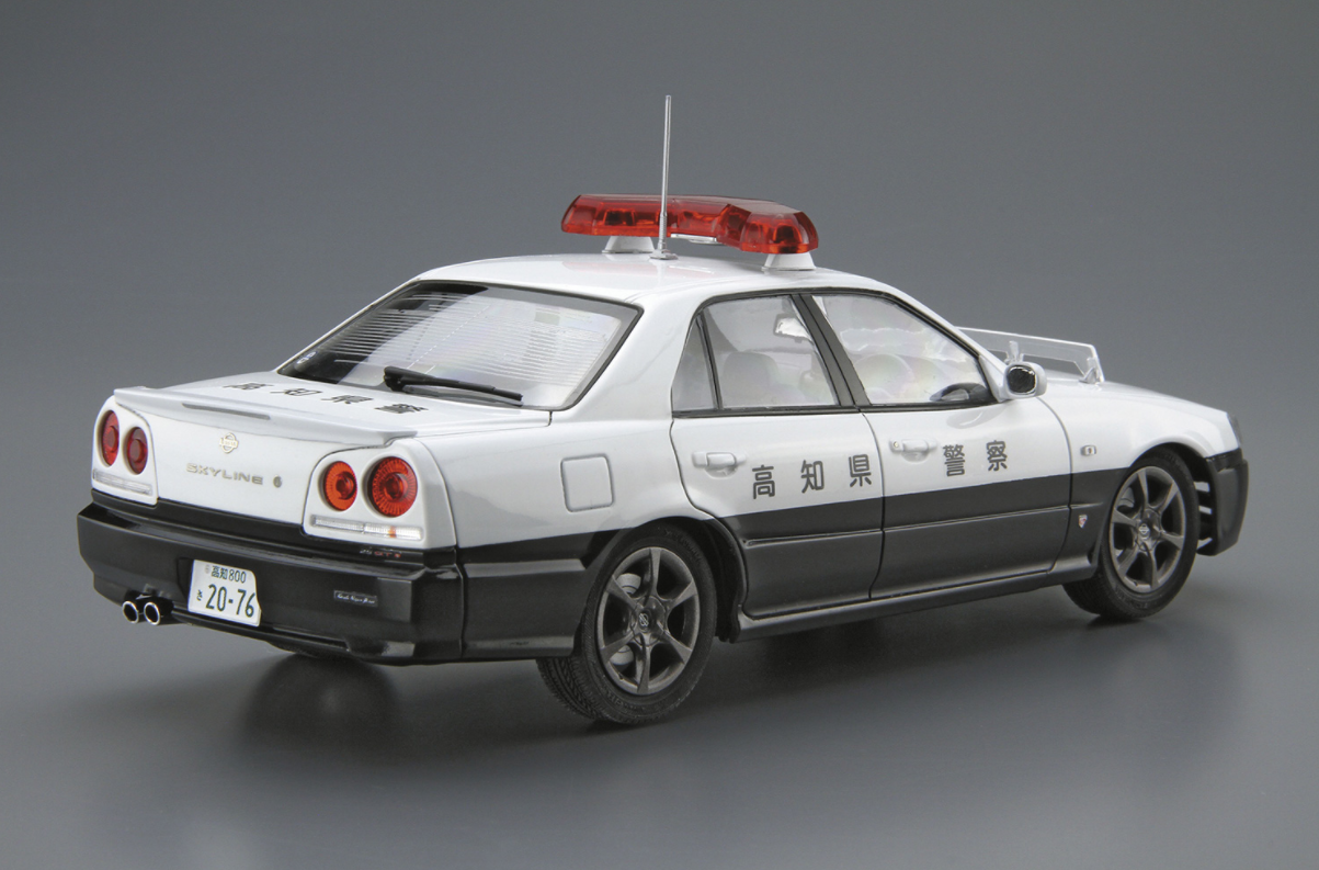 06125 Nissan Skyline ER34 01 Patrol Car Aoshima