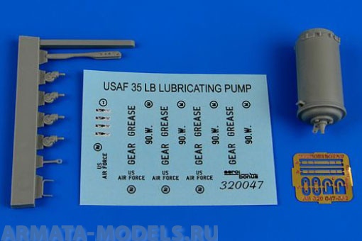 320047AERO  35Lb. Lubricating Bucket Pump USAF 1/32