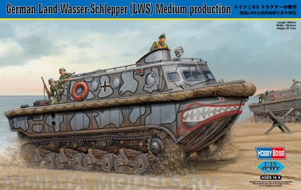 82433 Танк German Land-Wasser-Schlepper (LWS) Medfium Hobby Boss