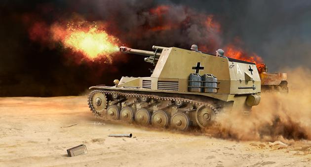 03215 Самоходная гаубица Sd.Kfz. 124 Wespe Revell
