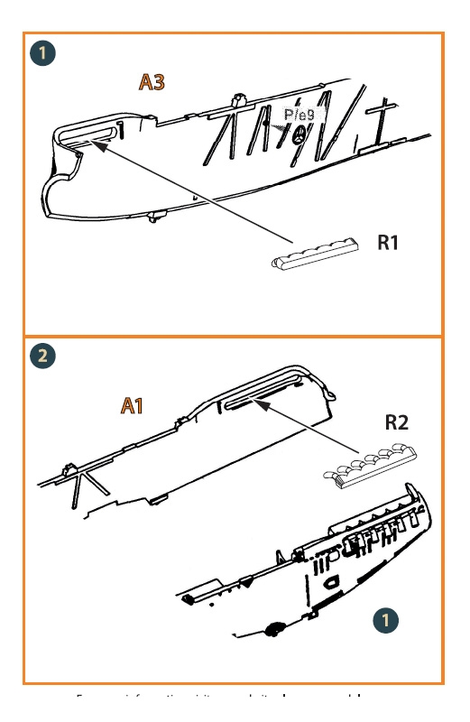 CPA72035 Выхлопные патрубки Р-5 Поликарпов