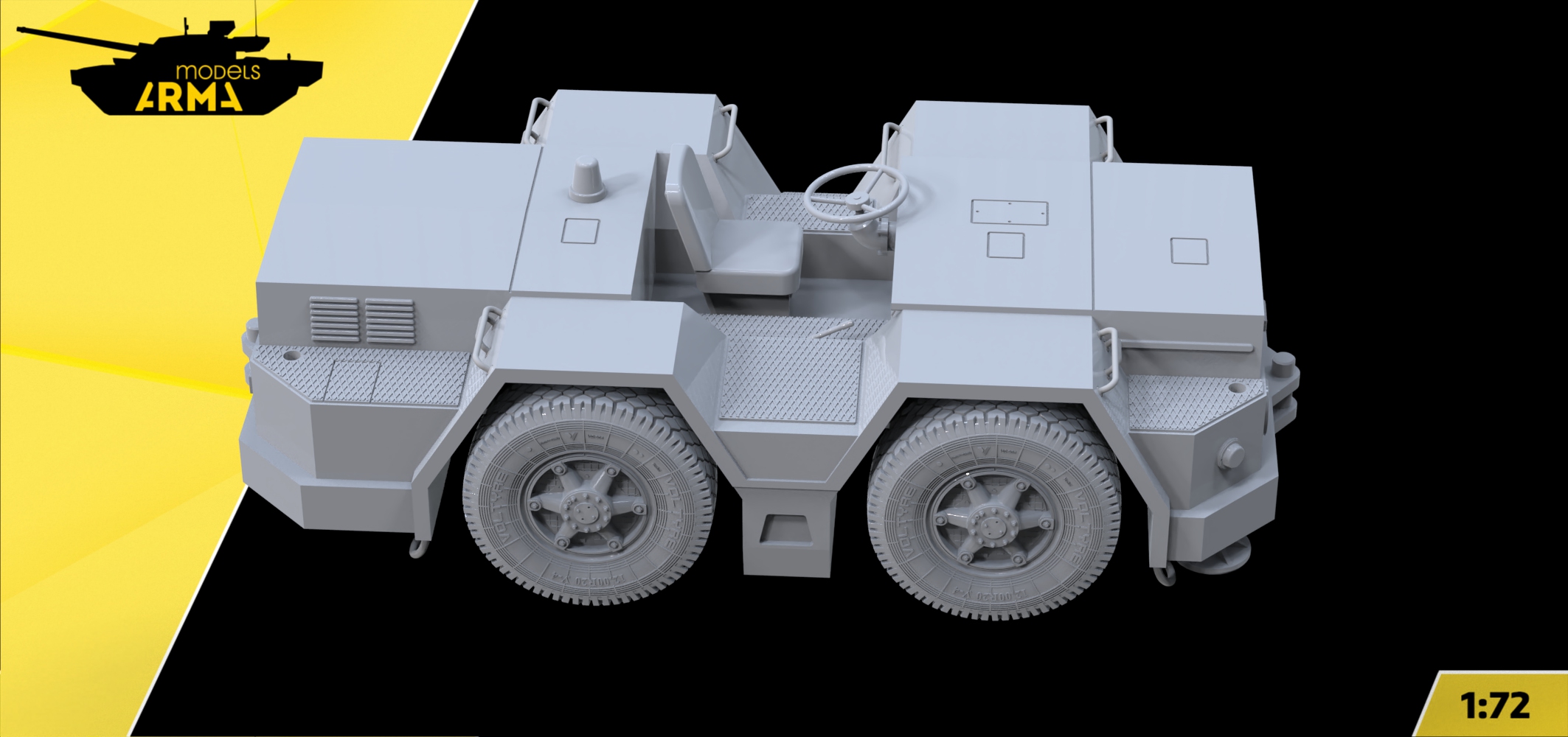 AM72528 Российский палубный тягач (Не для свободной продажи) Arma Models