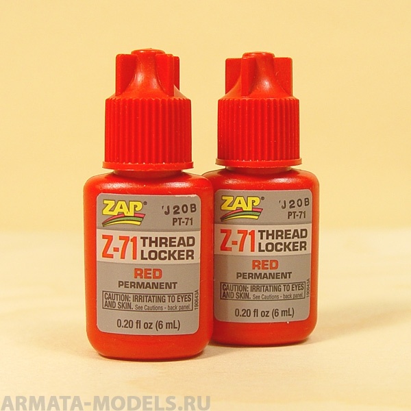 PT71 Фиксатор резьбы высокой прочности (красный), 6 мл