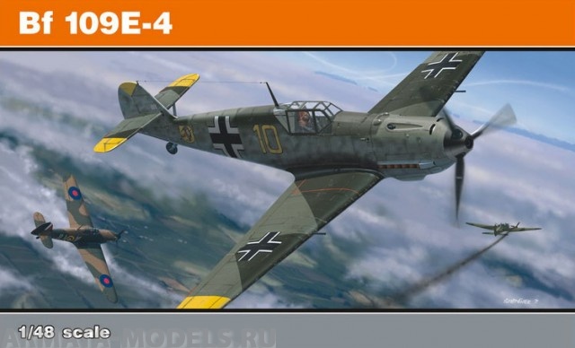 8263 Самолет Messerschmitt Bf 109E-4 EDUARD