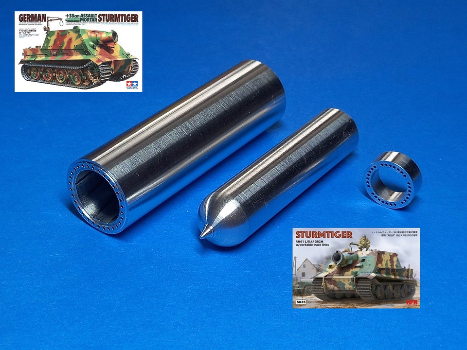 MG-3634 380-мм пушка и снаряд для САУ ШТУРМТИГР