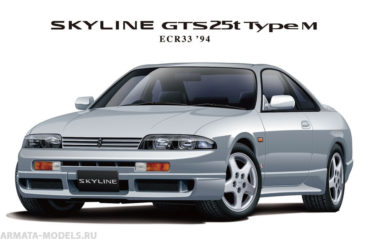 05654 Nissan Skyline GTS25t ECR33 type M '94 Aoshima