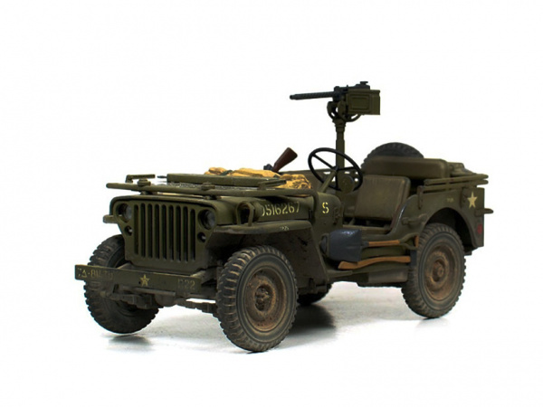 35219 Американский 1/4-тонный джип 4х4 Willys MB (2 варианта сборки) и 1 фигурой водителя Tamiya
