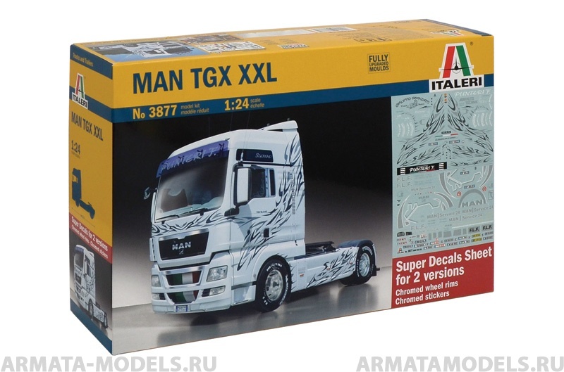3877ИТ Грузовик  MAN TGXXXL Italeri