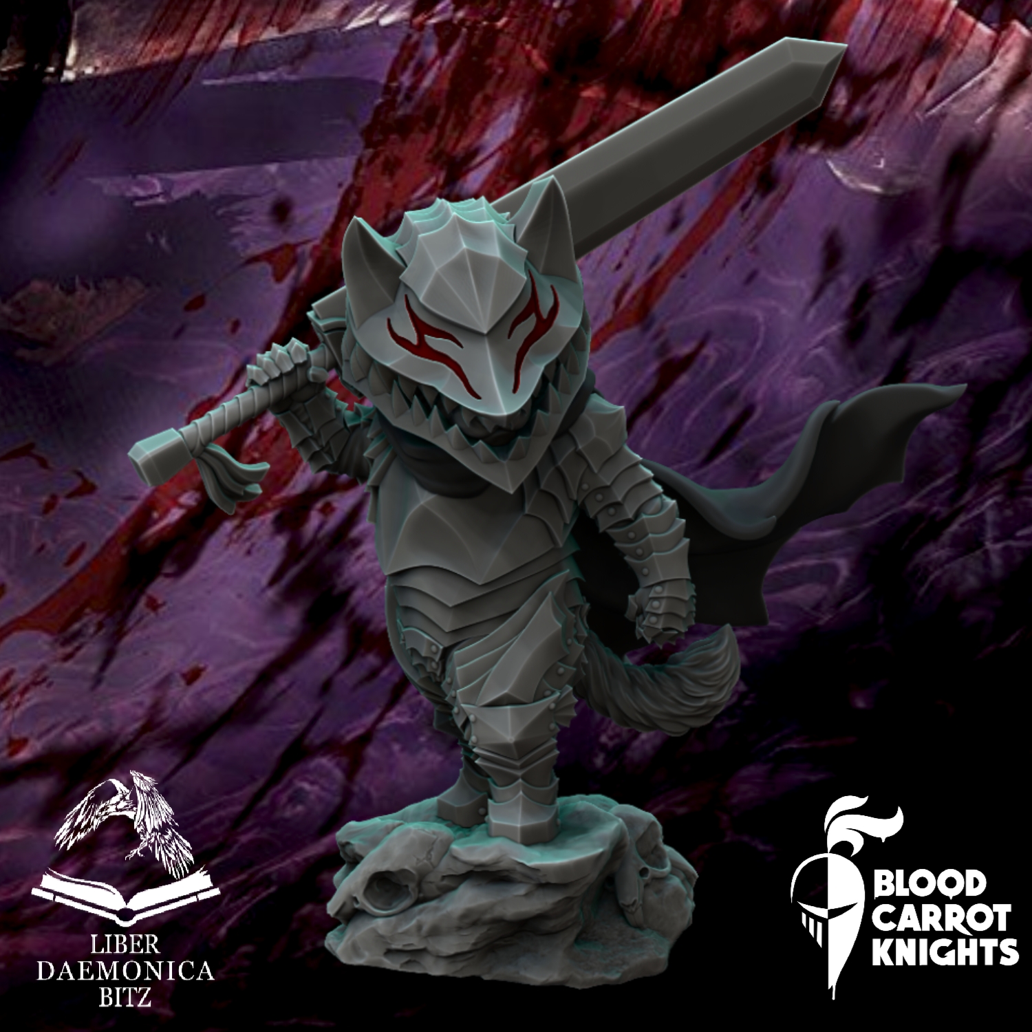 BCK-FC-013 Гатс | Коллекционная миниатюра 70 мм (Gurrts) Blood Carrot Knights