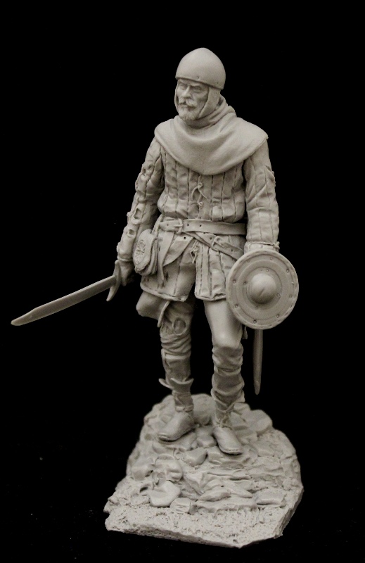 CL-75-010 Фигура Европейские пехотинец 14-15 век Medieval Forge Miniatures