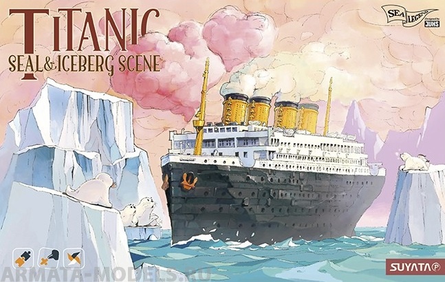 SL-001 Titanic - Seal & Iceberg Scene Suyata