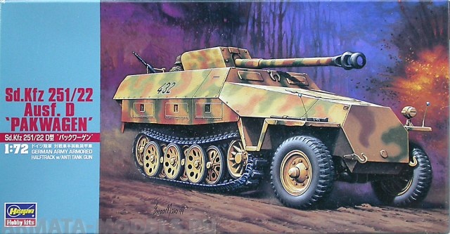 31145  БТР SD.KFZ 251/22  PAK WAGEN Hasegawa