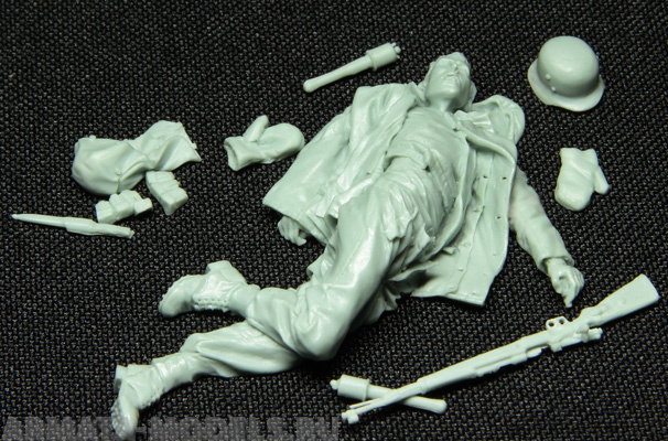 3121STAL Убитый немецкий солдат Stalingrad