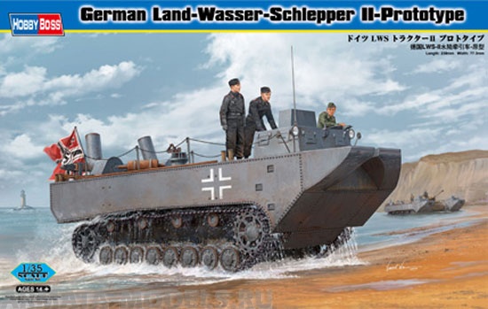 82461 Амфибия German Land-Wasser-Schlepper II-Prototype Hobby Boss