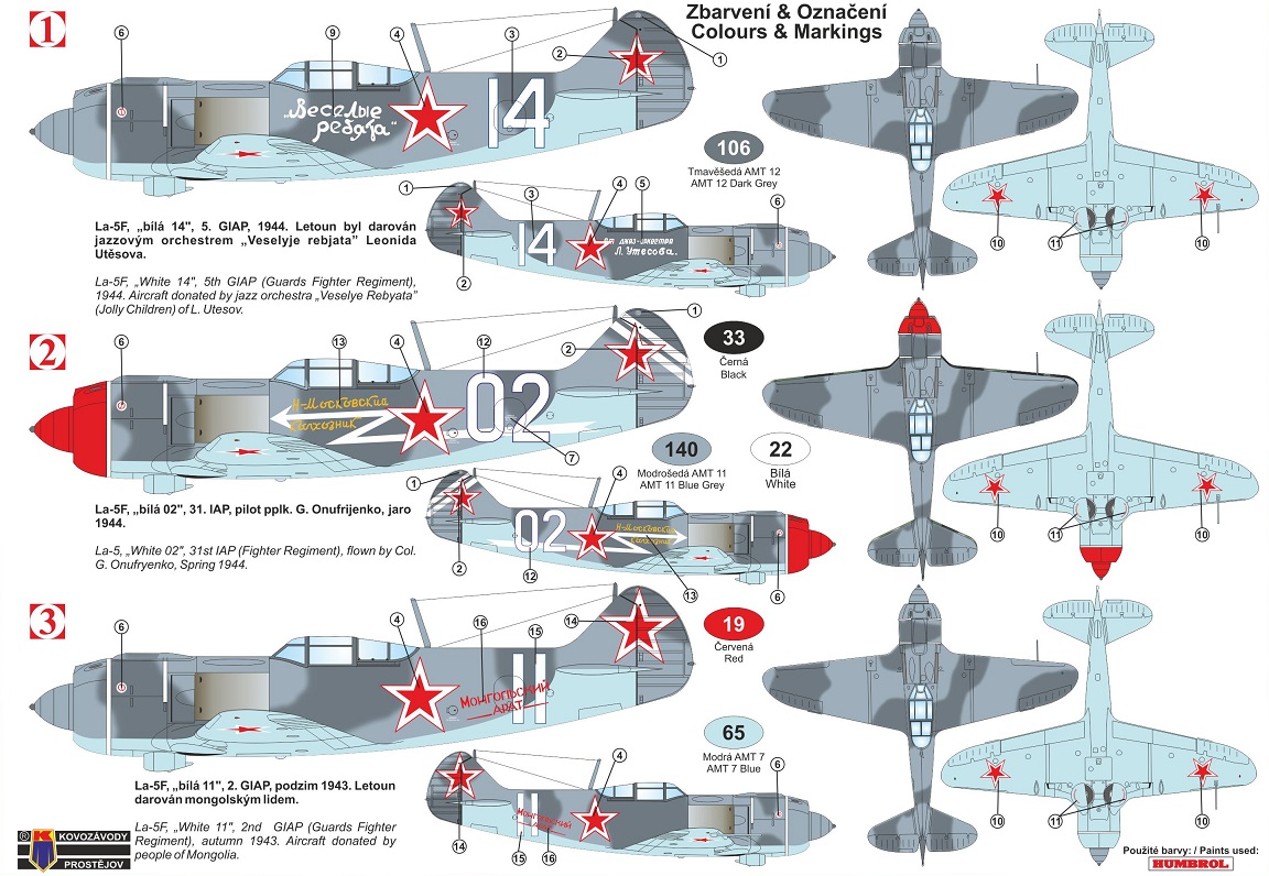 KPM0206 La-5F Late KP Models