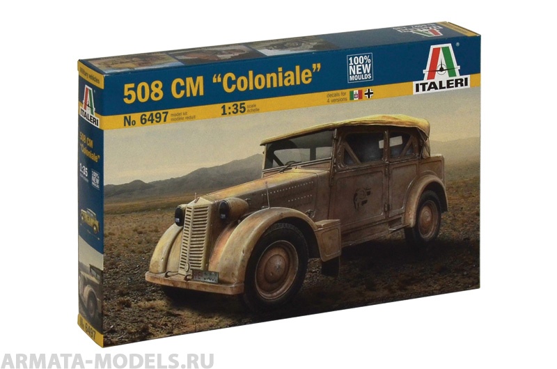 6497ИТ Автомобиль 508 CM Coloniale Italeri