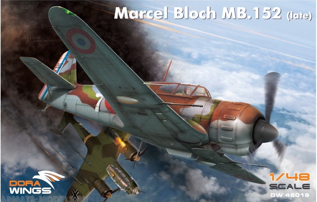 DW48019 Истребитель Bloch MB.152C.1 Dora Wings