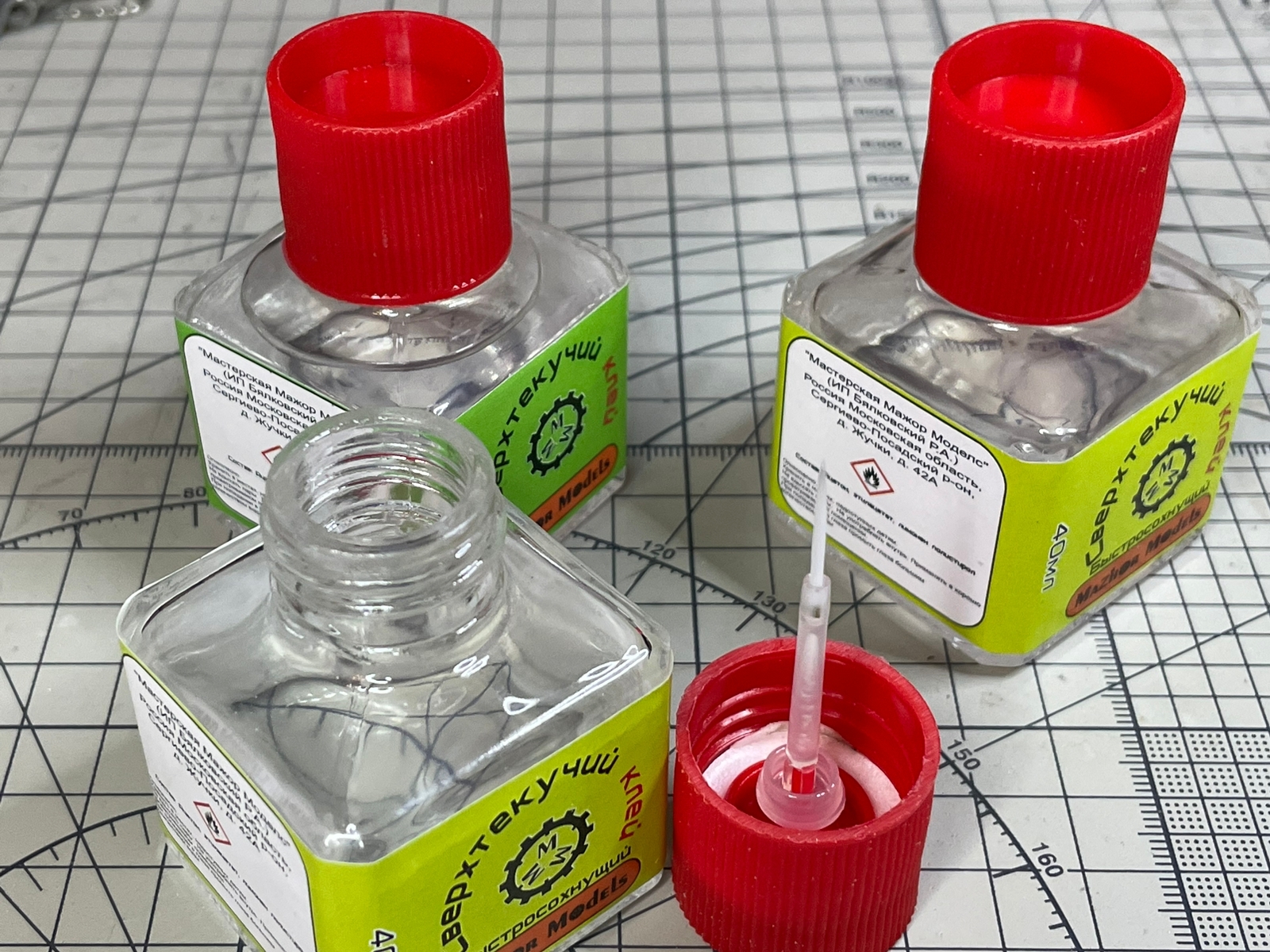 MM109  Клей супертекучий (Extra thin cement) 40 мл