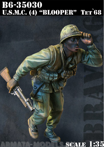 B6-35030 USMC (4) Blooper tet`68 Bravo6