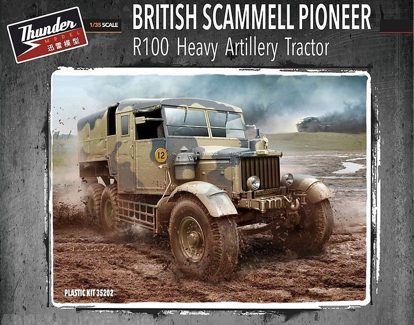 TM35202 Scammel Pioneer R100 Artillery tractor Thunder Model