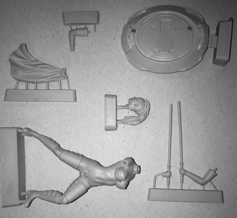 CHM-54210. Sci-Fi: Мастер Мечей. 54 мм. Материал - смола. Chronos Miniatures