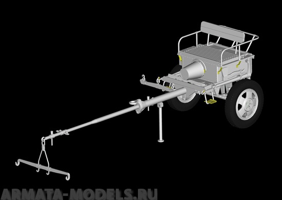 02345 Передок орудия советский 52-Р-353М мод.1942 Trumpeter