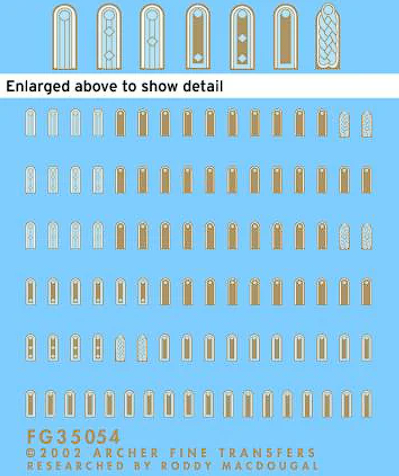 FG35054A Погоны для пехоты Африканского Корпуса.