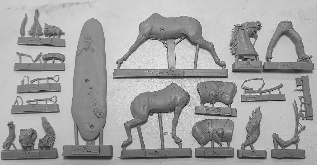 CHM-54289. Обер-офицер армейских конно-егерских полков, Россия 1813-14 гг. 54 мм. Материал - смола. Chronos Miniatures