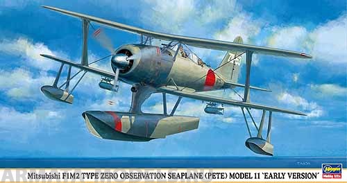 09874 Самолет F1M2 T ZERO Seaplane Hasegawa