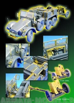 LE35064 Фототравление для Kfz.69 / 37mm PAK36 Detail-Up for Tamiya