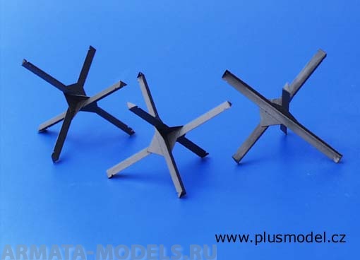 19PLUS Набор для диорамы: Anti - tank barrages 1/35 Plus Model