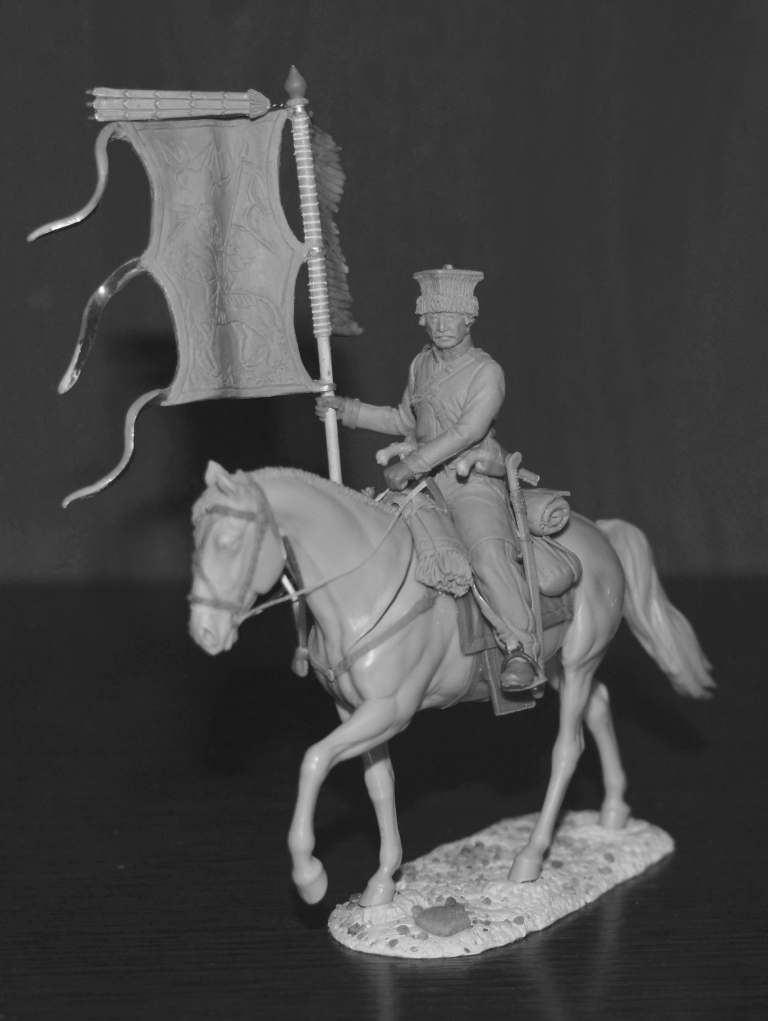 CHM-54302(M). Урядник Калмыцких казачьих полков, Россия 1812-14 гг. Материал - белый металл. Chronos Miniatures