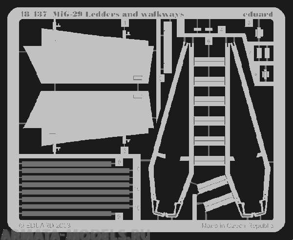 48437ED MiG-29 stair and walkways