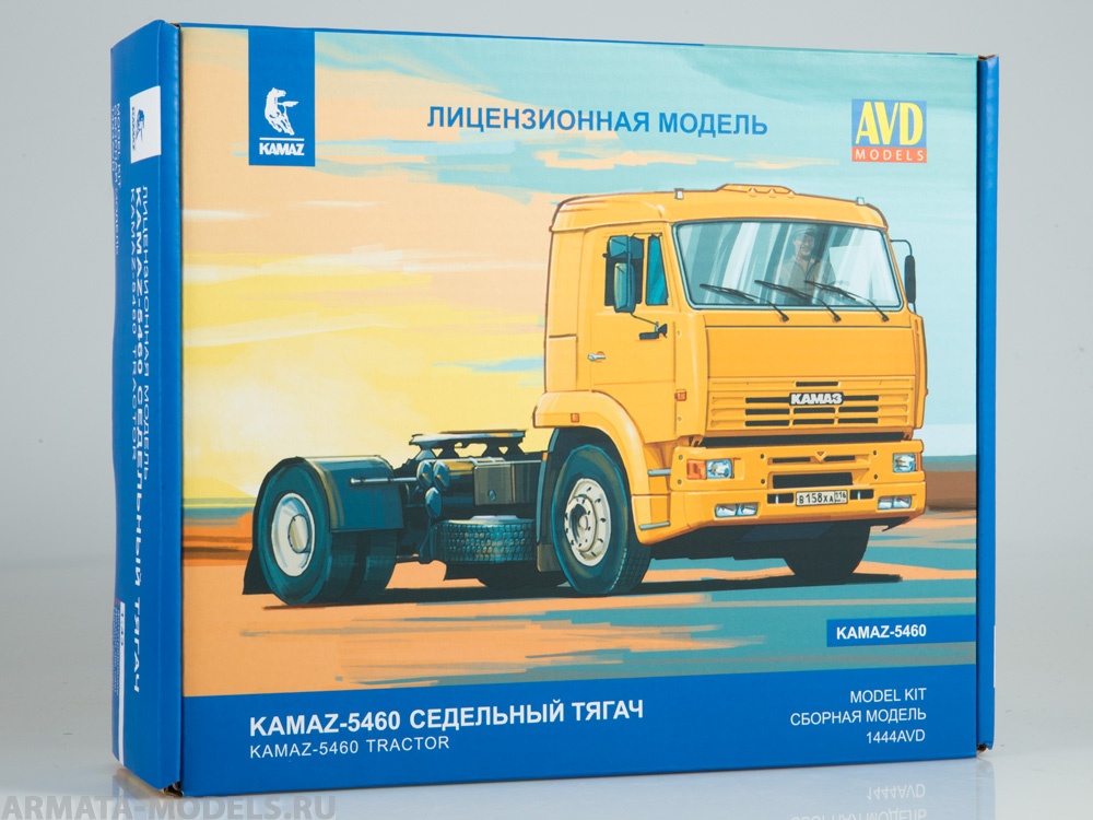1444AVD Сборная модель КАМАЗ-5460 седельный тягач AVD Models