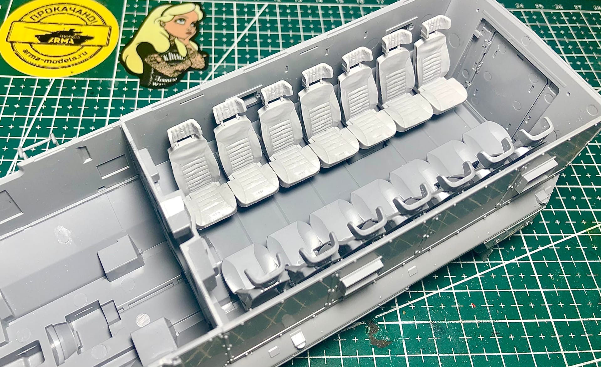 AM3631 Кресла для Тайфун-К набор 14 шт. 1/35