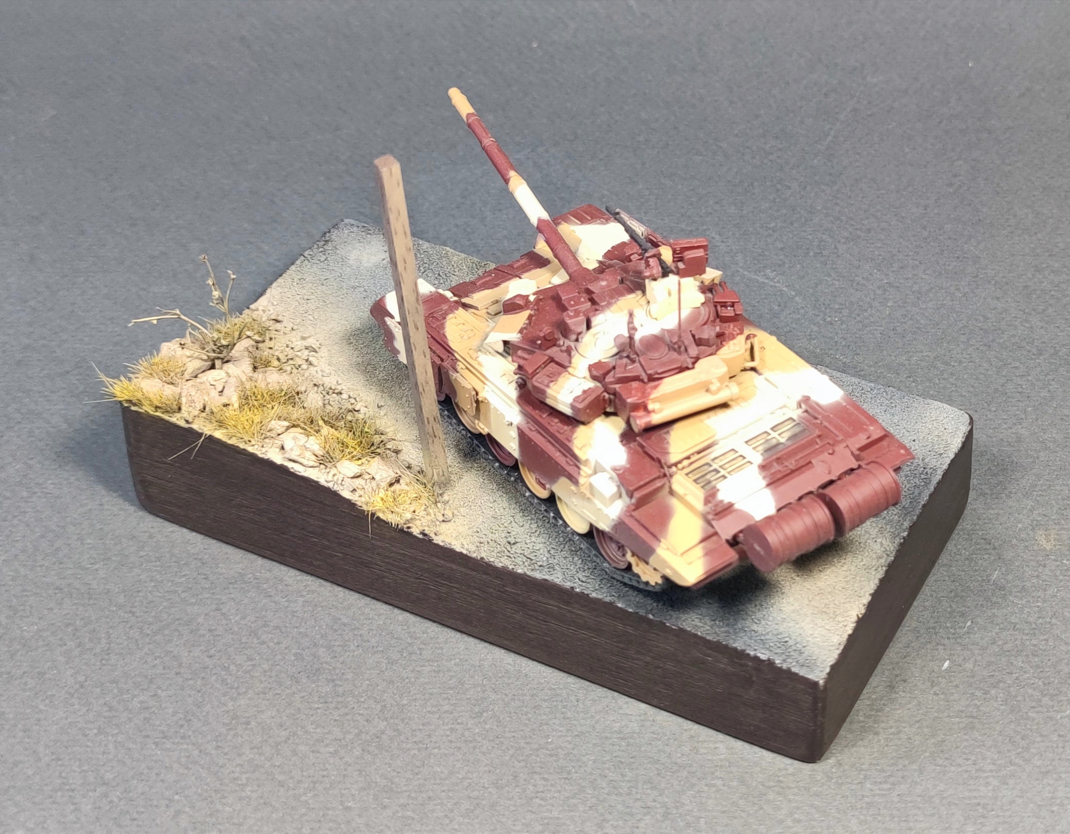 AM7340 Подставка авторская премиум уровня "Сирийская дорога" 15х8см