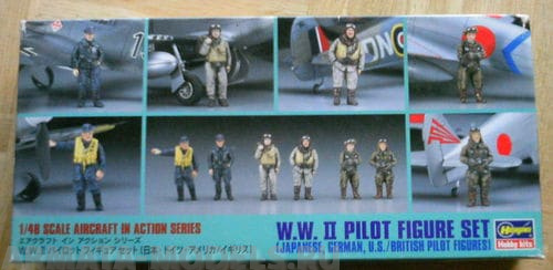 36007/36107 Фигуры пилотов WWII German Pilot Figures Hasegawa X48-09 /X48-7 (HASEGAWA) 1/48 Hasegawa