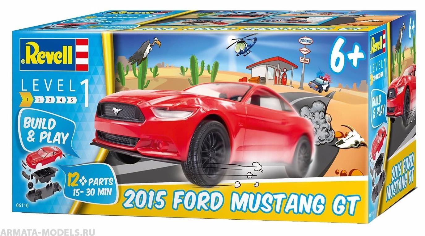 06110 Автомобиль Ford Mustang GT, Собери и играй Revell