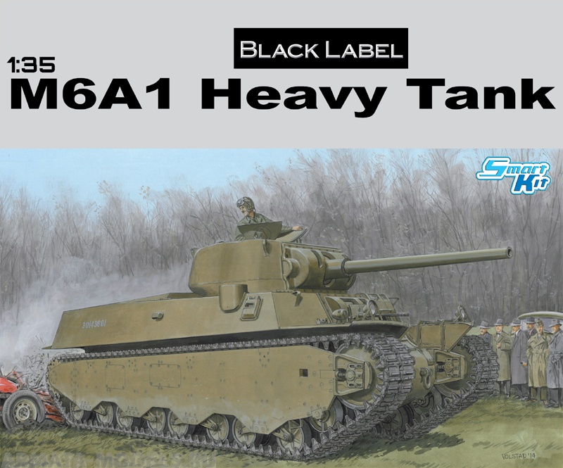 6789Д ТЯЖЕЛЫЙ ТАНК M6A1 Dragon