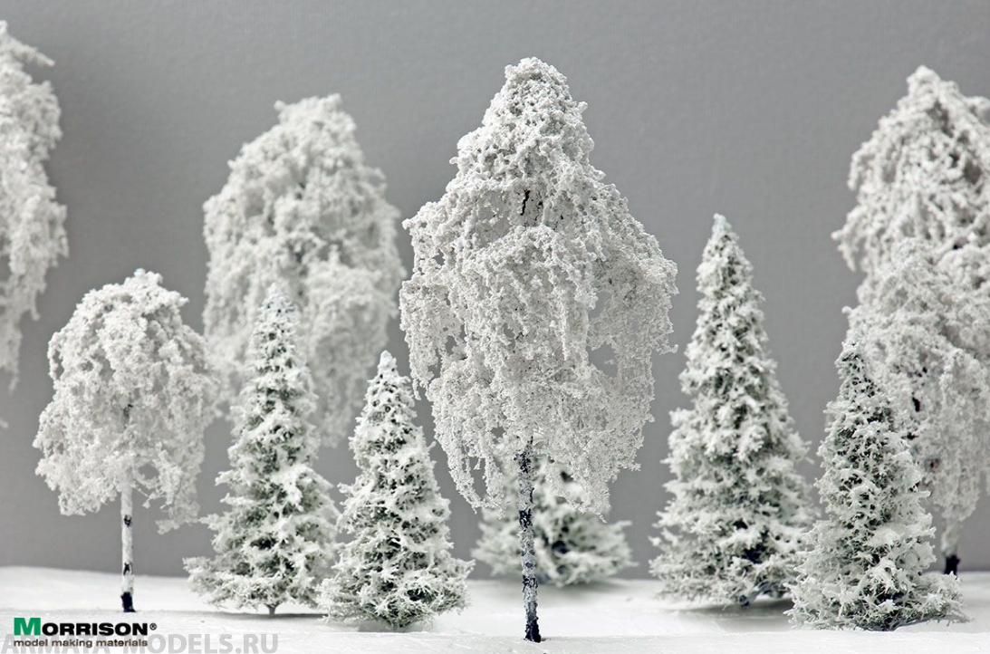 011bez015 Зимняя береза для макета 15 см. серия «Profi»