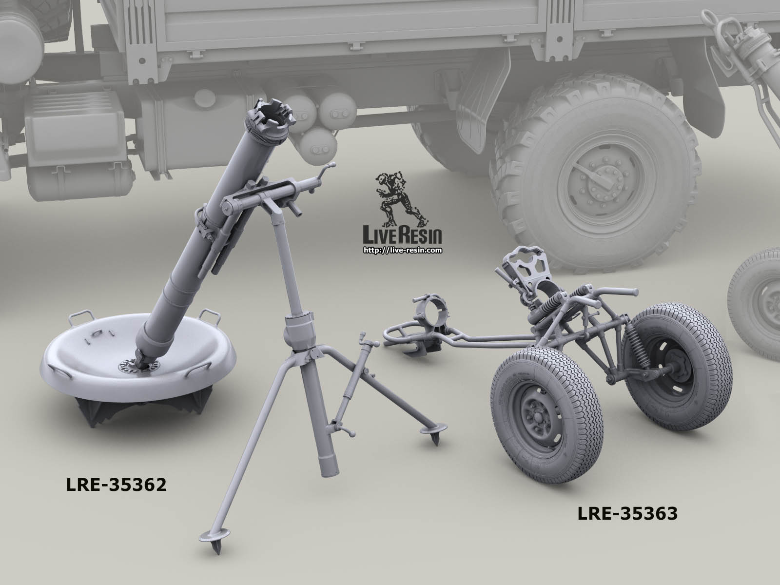 LRE35363 Комплекс 2С12 Сани - колесный ход 2Л81