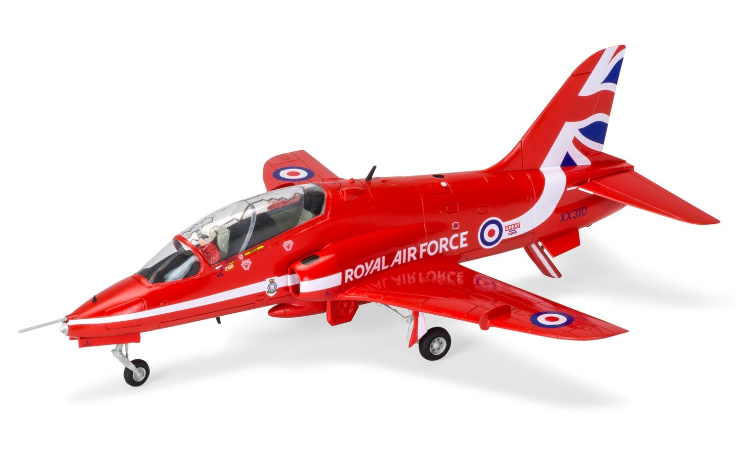 A55202B Самолет RAF Red Arrows Hawk Airfix
