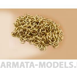 AMATI436002 Цепь 10,5 звеньев/см, латунь, длина 30 см