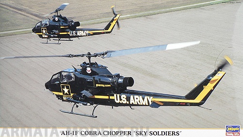 00913 Вертолет AH-1F COBRA CHOPPER Sky Soldiers 2 модели в одной коробке Hasegawa