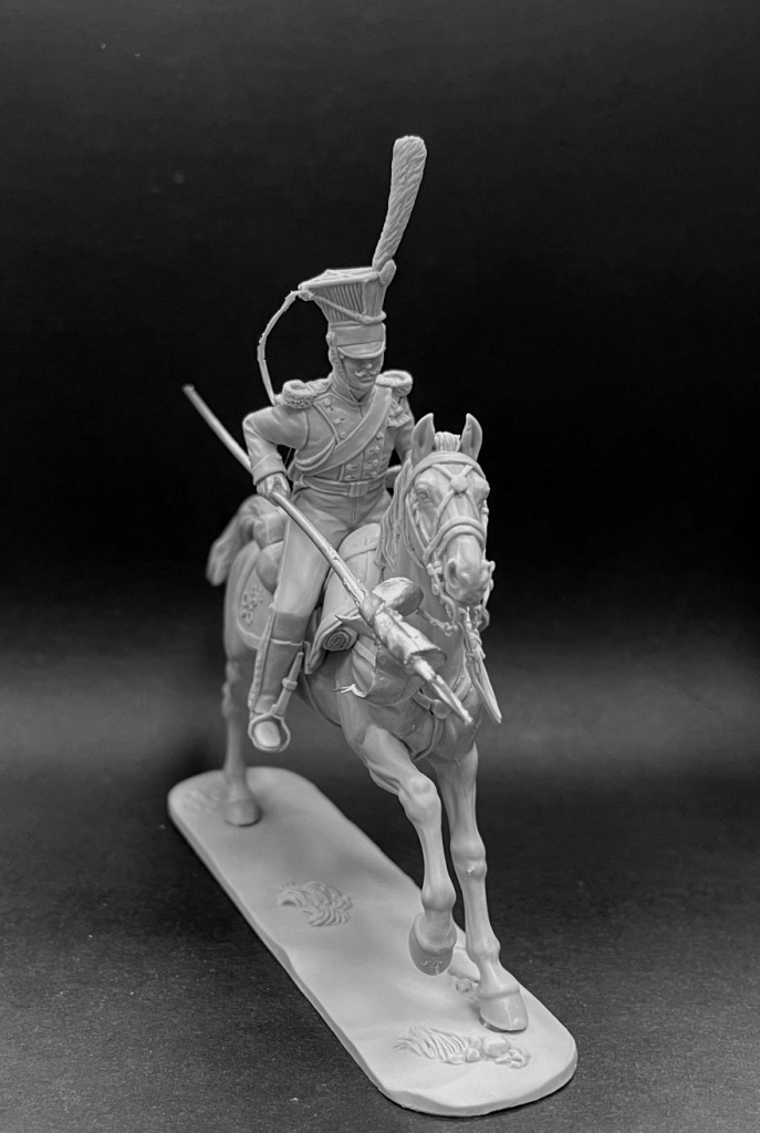 CHM-54304. Рядовой армейских уланских полков, Россия 1812-14 гг. 54 мм. Материал - смола. Chronos Miniatures