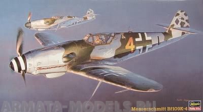 09063 Самолет BF109K-4 JT63 Hasegawa