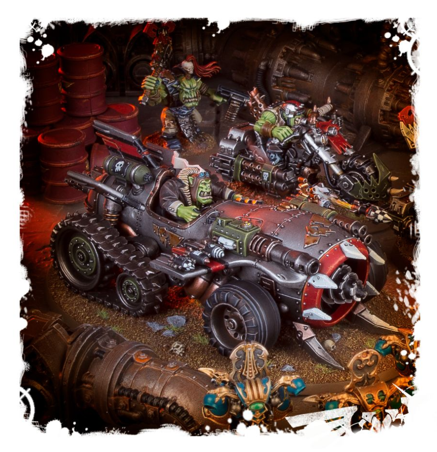 50-36GW Набор Орки. Мегагусеничный Ракетомобиль (Orks Megatrakk Scrapjet)